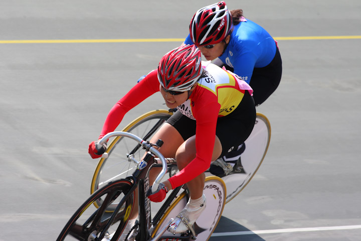 A女子スプリント　篠崎新純が松本世良を下して優勝