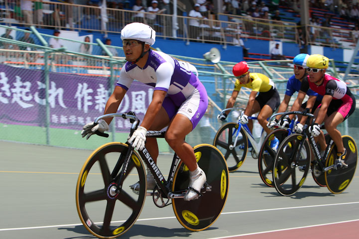 ケイリン　福田拓也（作新学院）が優勝