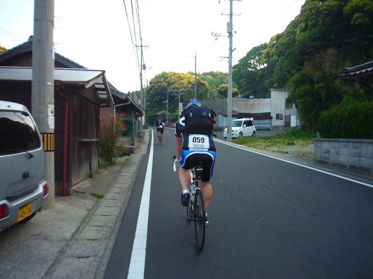 宿泊先ホテルからスタート地点に向かう