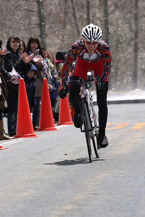 女子ロードの優勝は金子広美選手