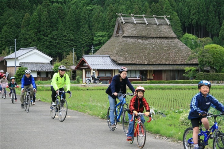 大会前日は美山町周辺を探検サイクリングで楽しんだ