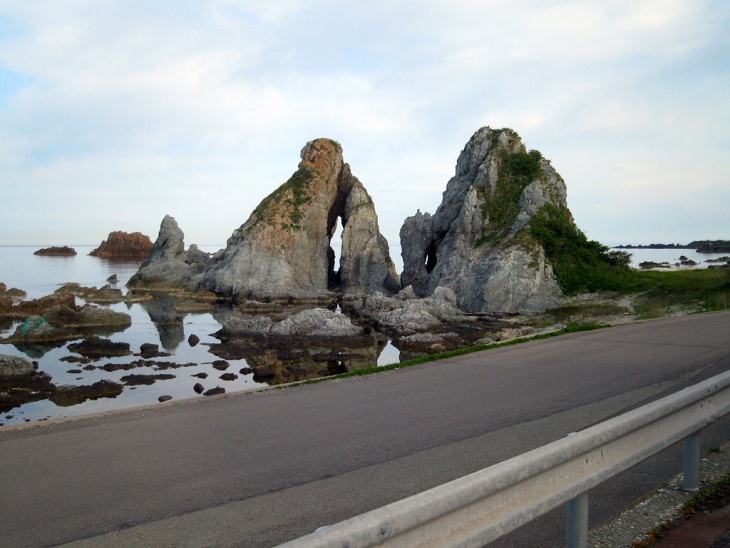 佐渡島ならではの風景が広がります