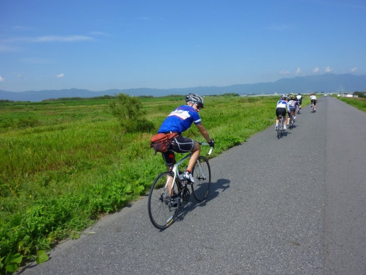 天気は快晴！絶好の自転車日和！