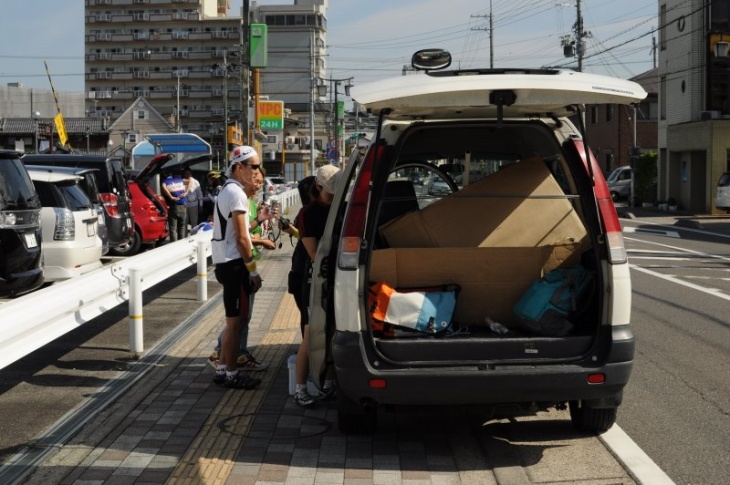 サポートカーがあるなんて贅沢！