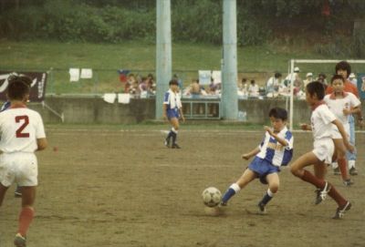 サッカージュニアユース時代の栗村