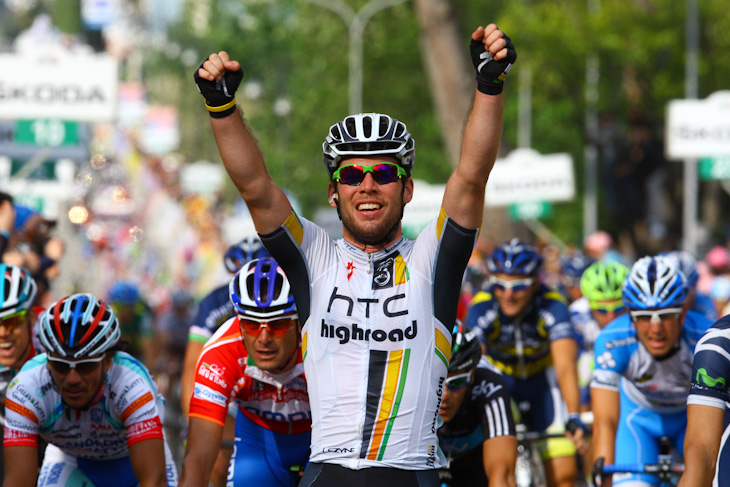 ジロ・デ・イタリアでステージ2勝を飾ったマーク・カヴェンディッシュ（イギリス、HTC・ハイロード）