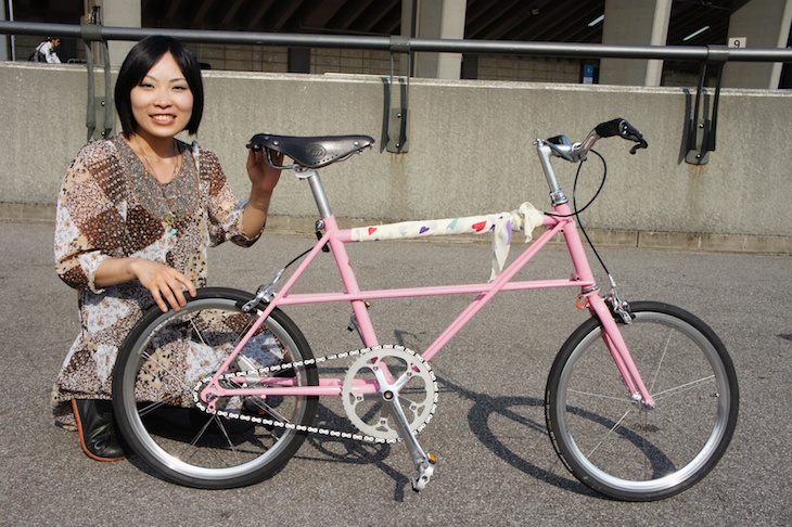 154cmの竹内さんがスポーティにも、カジュアルにも乗れる理想の自転車がこのポーターシルク406