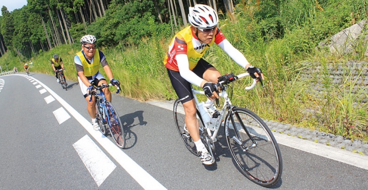 メインは富士山を一周する120kmのサイクリング大会