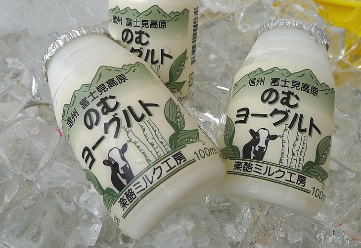 ゴール後、本部で配られた富士見町名産のヨーグルトドリンク。濃厚で美味しかった。ただ走るだけでなく、おもてなしの心にあふれた素敵なツーリングだった