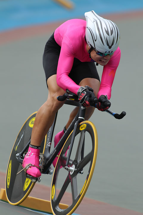 男子1kmタイムトライアル決勝　1位 末木浩二(日本大) 1分05秒320