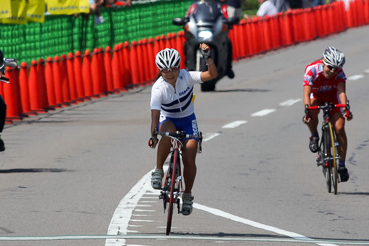 女子　福本千佳（大阪府、同志社大）が優勝