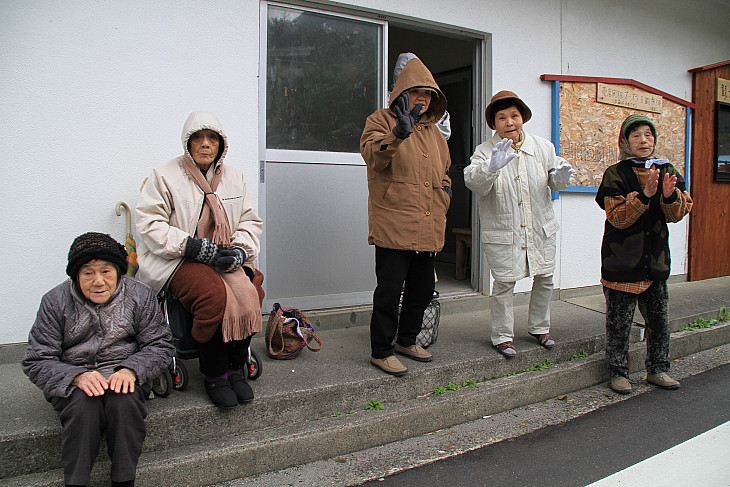 屋久島の地元の人たちの励ましが嬉しい