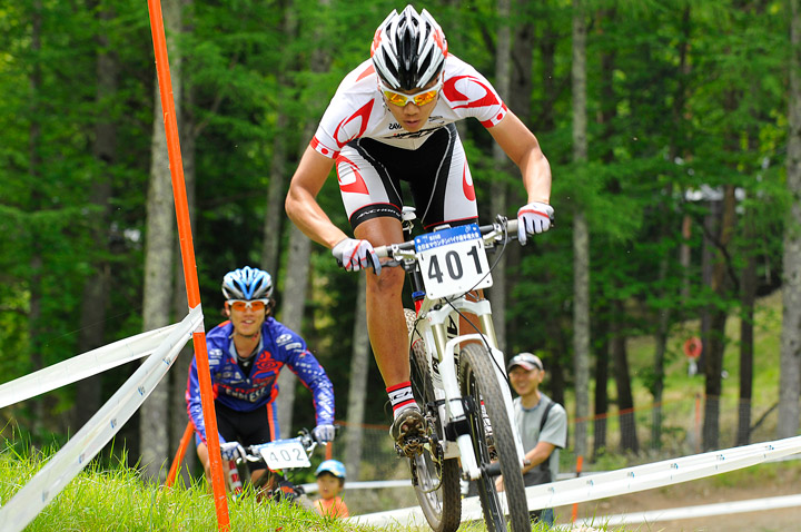 全日本MTB選手権2012を走る沢田時（ブリヂストンアンカー）