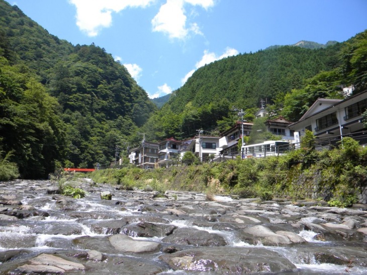 武田氏、徳川氏が湯治を行なった秘境の温泉郷、梅ヶ島温泉