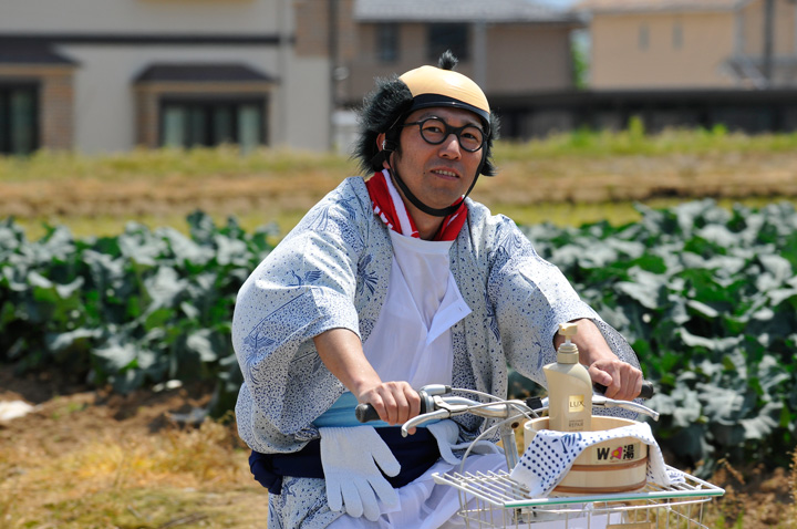 お気楽に仮想して楽しむのも大いにアリ！（写真は温泉ライダー加賀）