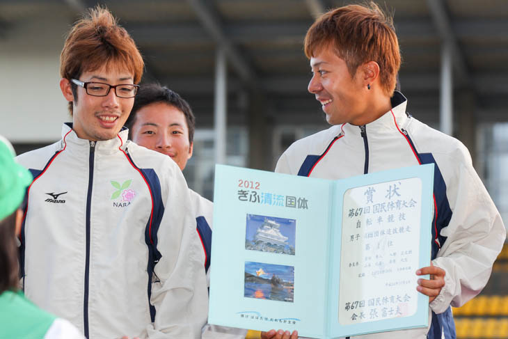 入部正太朗と吉田隼人は同じ奈良県チームで国体の団体追抜き4連覇