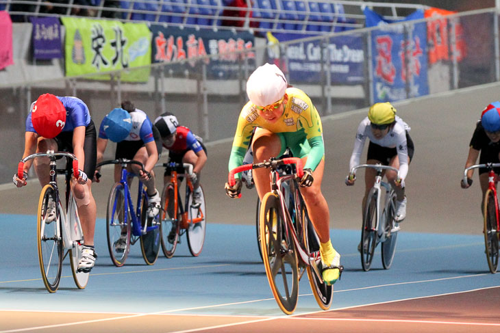 女子スクラッチ　元砂七夕美（奈良・榛生昇陽）が優勝