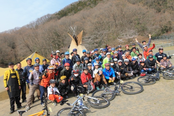 MTBガイドツアーRIDE &MEET 2013に参加してくれた皆さんと