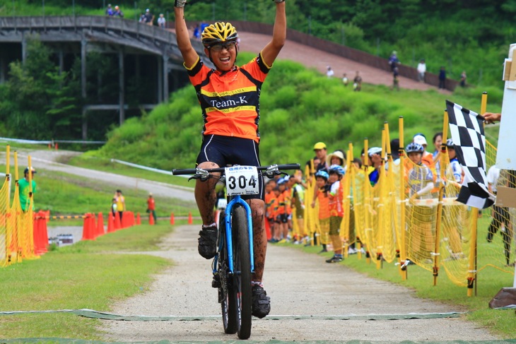 最高学年の中学3年生男子を制した制した川野太雅