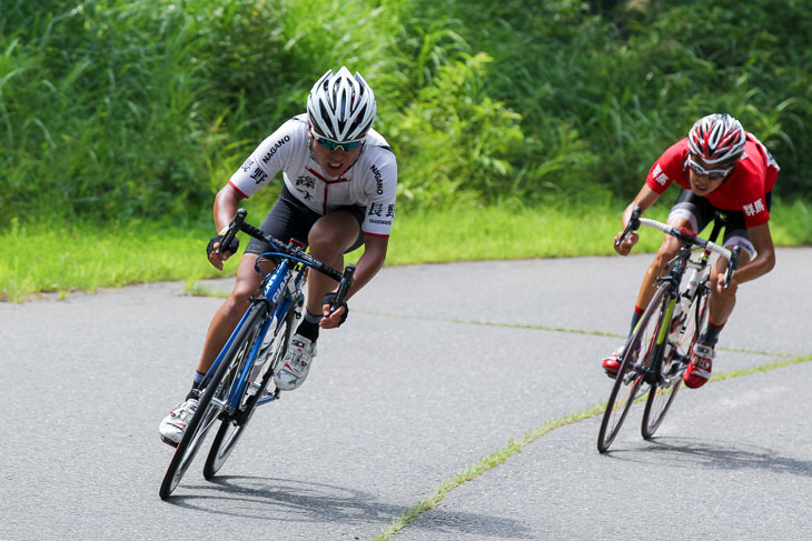 2013年大会、ジュニアの2人が先頭のまま規程の120kmを終える