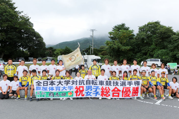 創部19年目で史上初の男女総合優勝