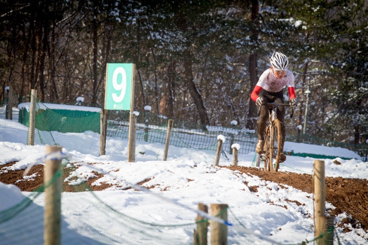 C1 単独2位を走る横山航太（篠ノ井高校）