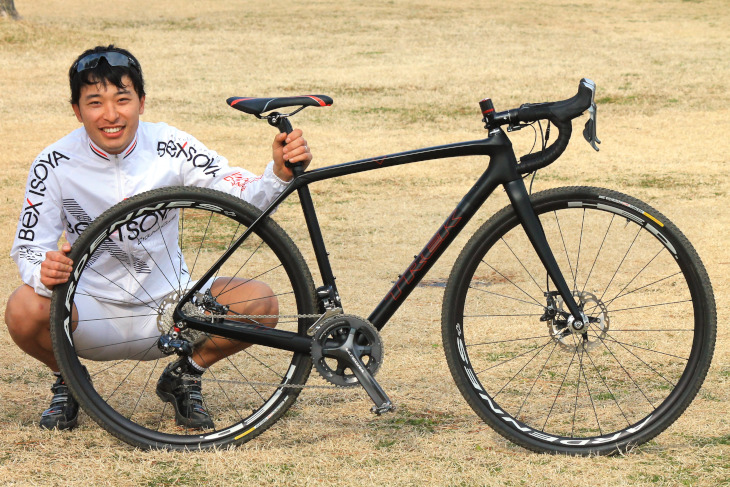 岡豊洋さん（BeX Cycling Team）トレックBoone 9 Disc