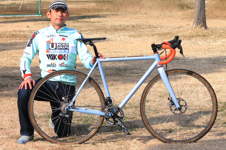 園田奨さん（U.G.WORKS BIORACER CYCLING TEAM） KUALIS DISK CROSS