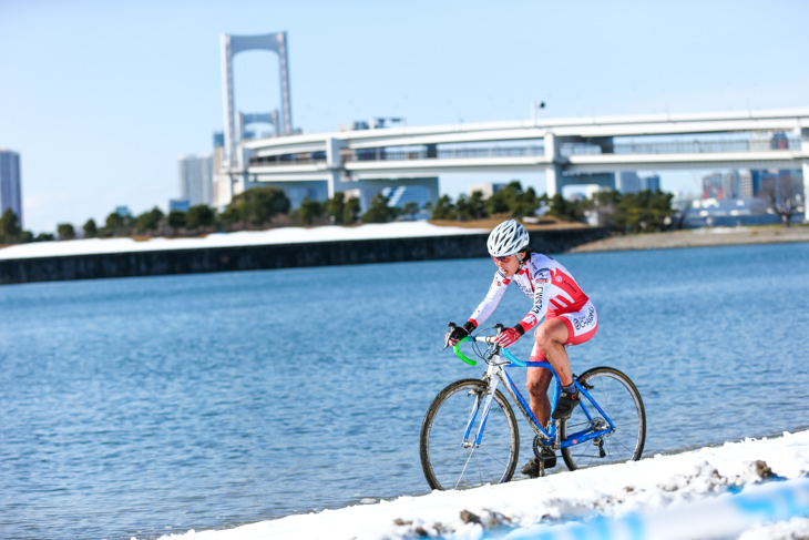 エリート女子　全日本チャンピオンの宮内佐季子（日本、Team CHAINRING）