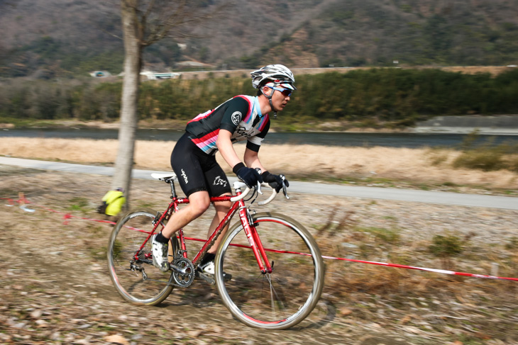 C1　4位に入った菅原成典（八ヶ岳CYCLOCROSS CLUB）