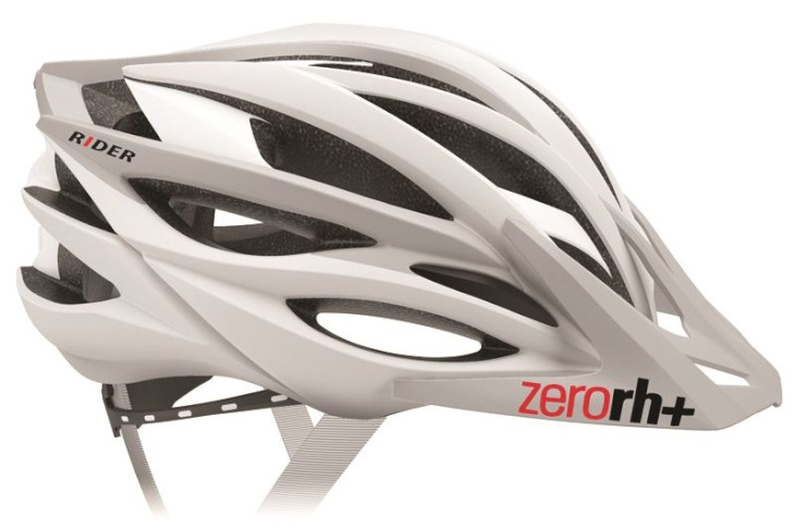 ZEROrh+ RIDER BIKE HELMET（マットホワイト/マットライトグレー）