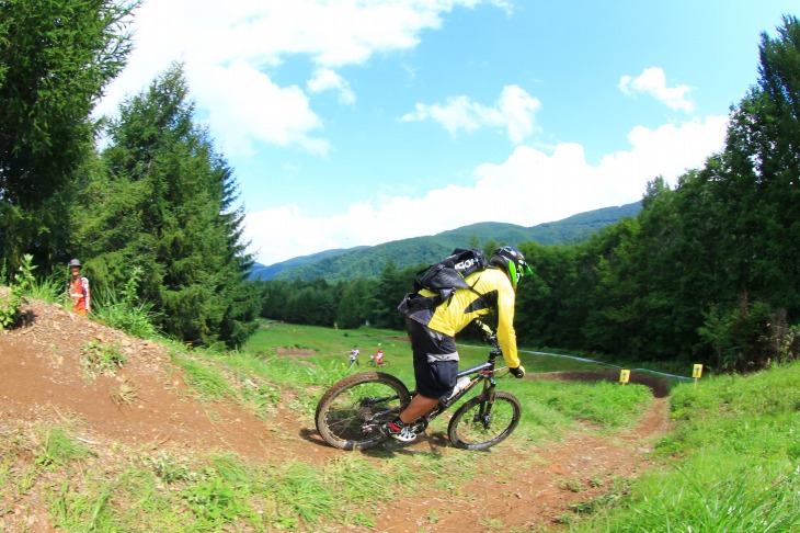 青空の下初開催された乗鞍MTBエンデューロ