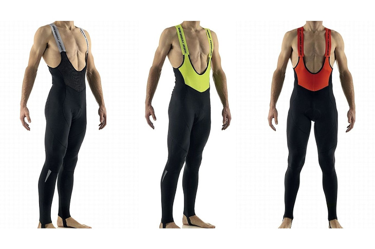 ジェッセージ Ventoux Waterproof Winter Bibtights（Black/Grey、Black/Neon Yellow、Black/Red）