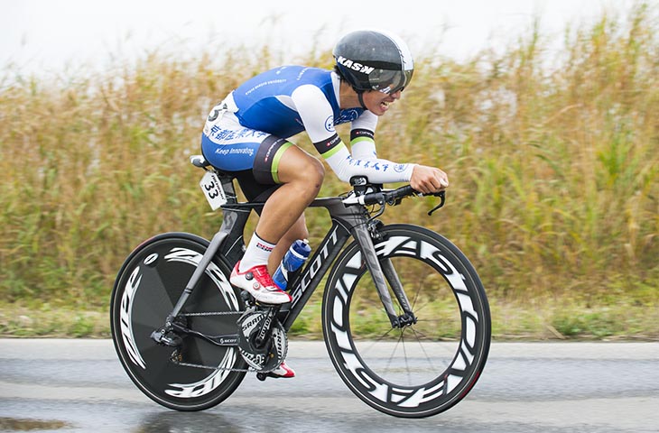 男子クラス2　優勝した樋口峻明(京都産業大学)