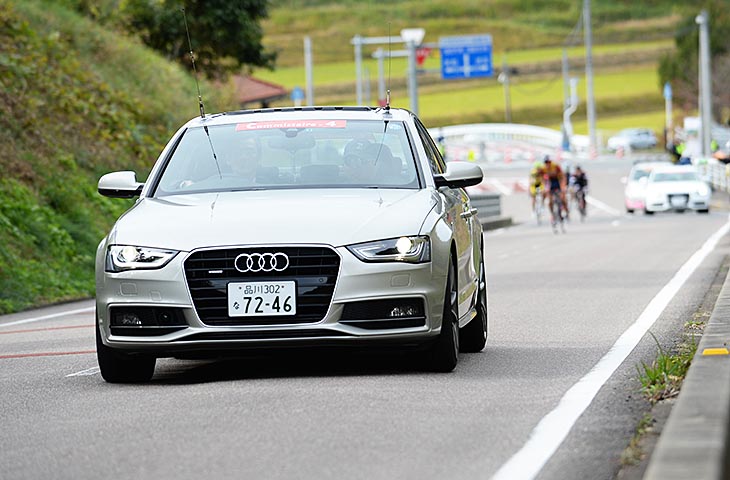 アウディから提供された大会公式車両