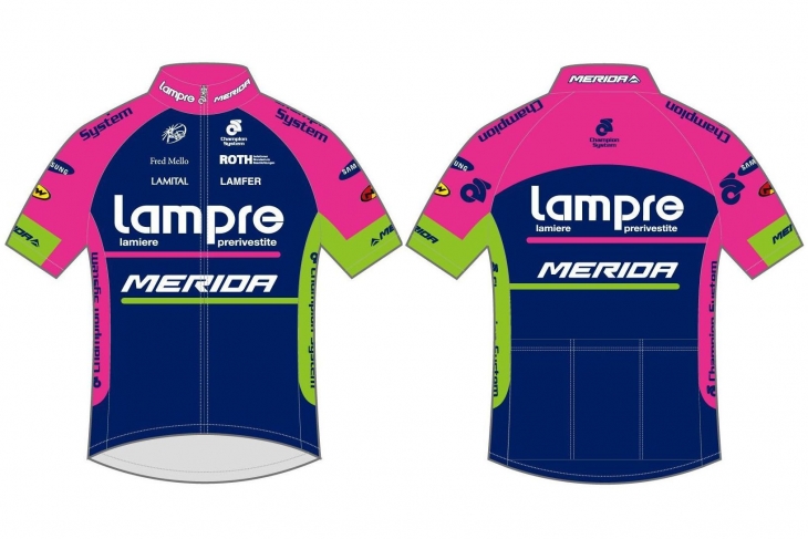 Lampre Merida 2015デザインジャージ