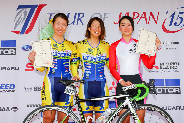 実業団Fクラスタ表彰　優勝は上野みなみ（鹿屋体育大学BLUE SKY）