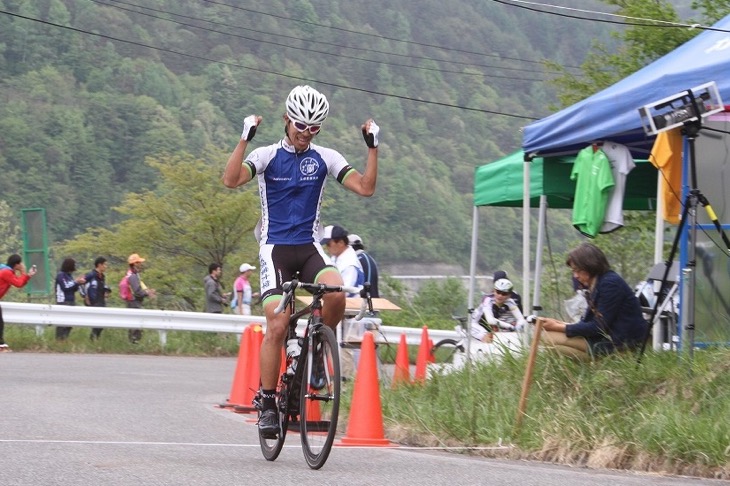 ステージ1bを制した間瀬勇毅（京都産業大学）