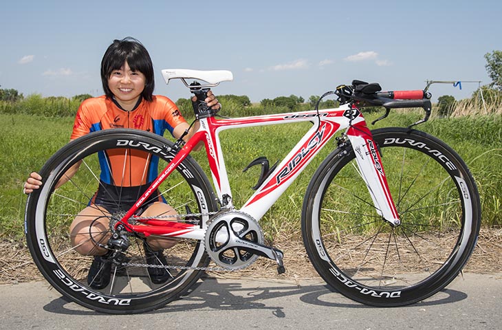 細谷夢菜さん（浦和工業高等学校自転車部）