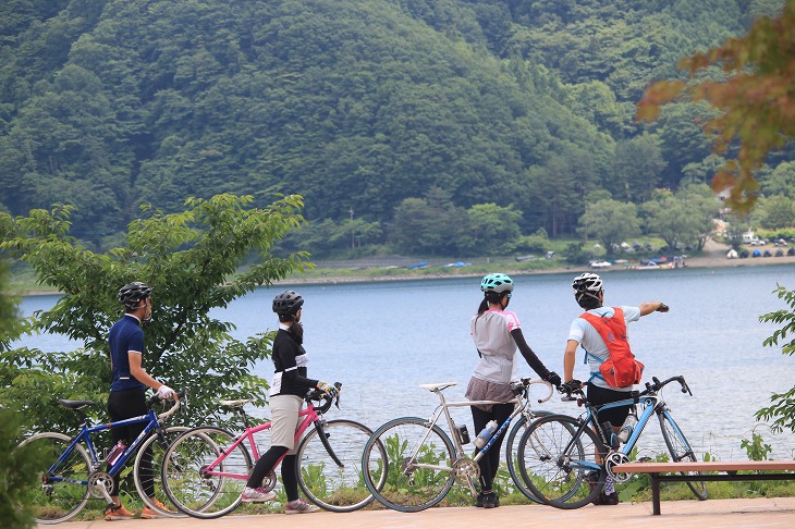 湖水を巡るサイクリングへとリニューアルしたMt.fujiエコサイクリング2015