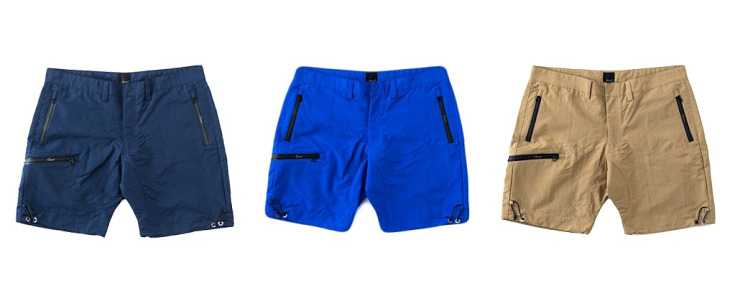 r by reric Nylon Short Pants（NAVY、BLUE、BEIGE）