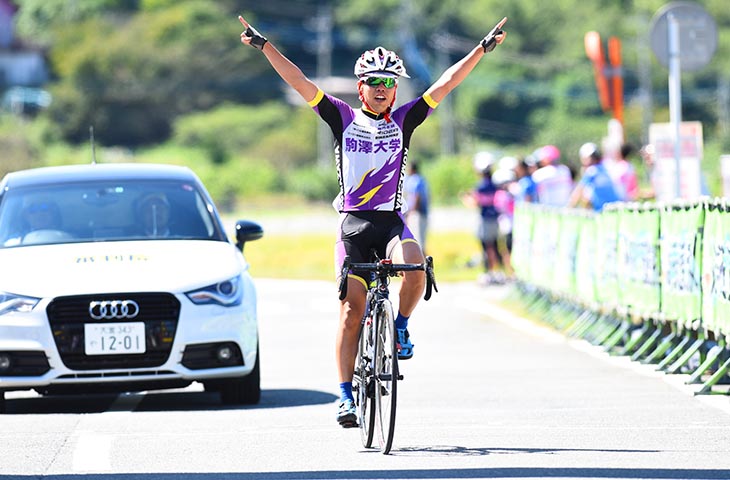 一般男子　杉野元基（駒澤大学）が残り1kmを逃げ切って優勝