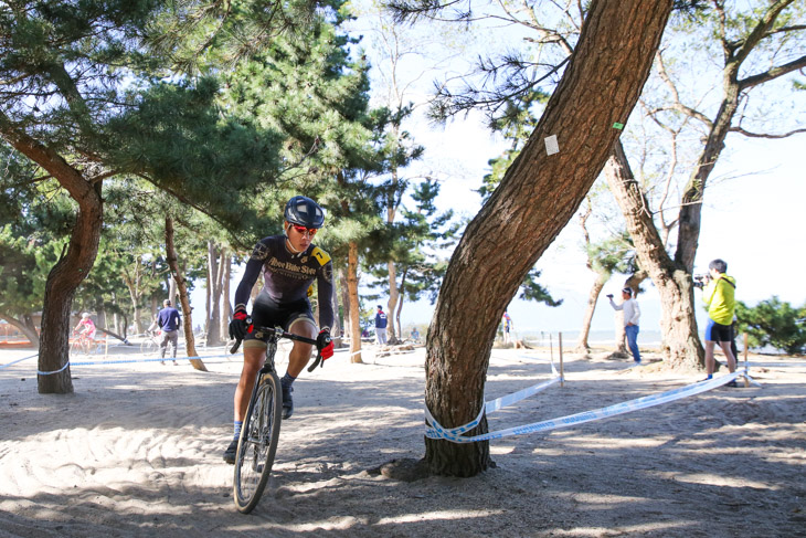 CJ　同時スタートのCM1を大きく引き離す織田聖（AboveBikeStoreCycleClub）