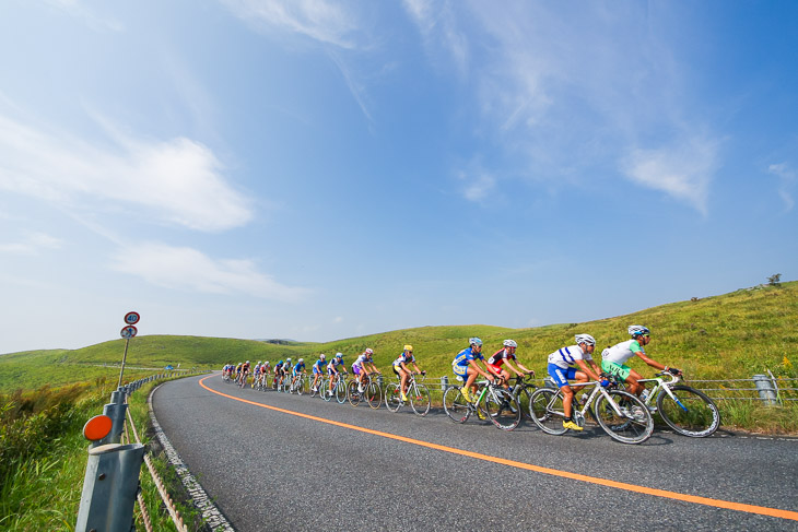 2011年山口国体で使用された秋吉台道路