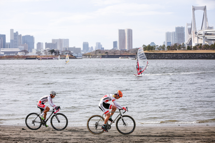 CJトップの織田聖（Above Bike Store Cycle）とCM1トップの筧五郎（56CYCLE）