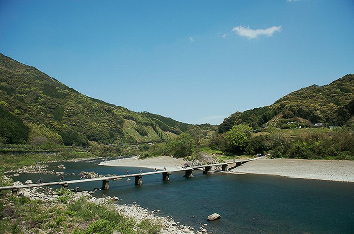 四万十川に来たならやっぱり沈下橋！