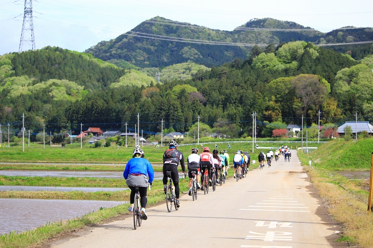 コースは一路走りやすい農道へ