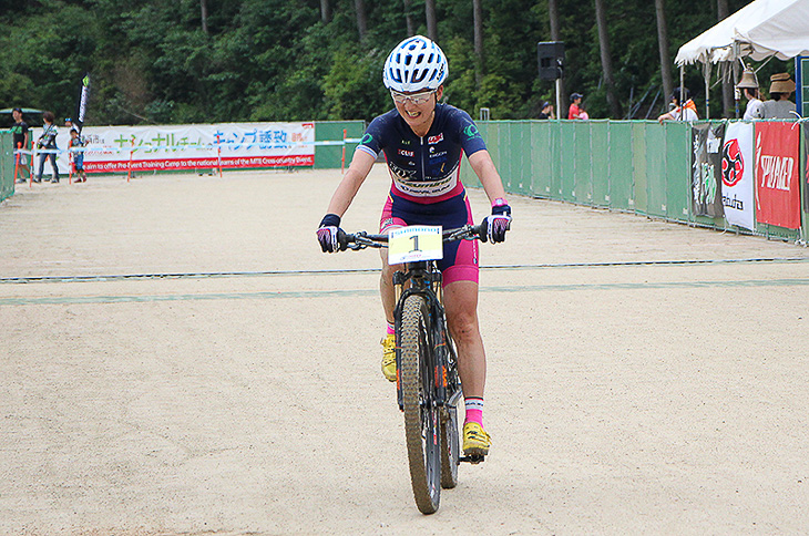 3位は小林可奈子（MTBクラブ安曇野）