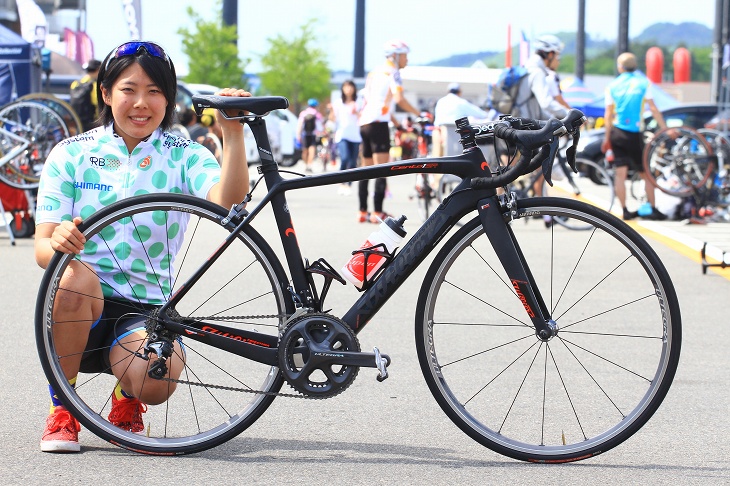 中村妃智さん（team 自転車処 風輪）ウィリエール　Cento1SRdesc