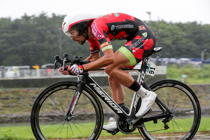 昨年のプロローグで優勝した阿部嵩之（宇都宮ブリッツェン）